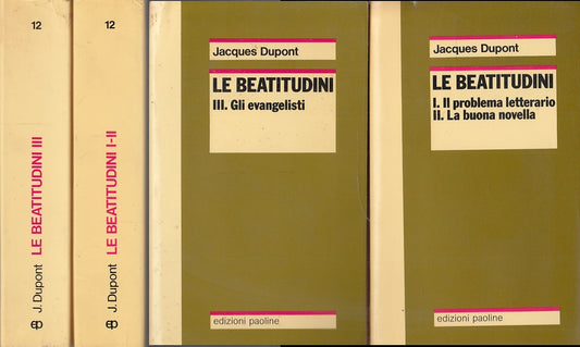 LD- LE BEATITUDINI 2 TOMI - JACQUES DUPONT - PAOLINE - REPRINT -- 1992- B- XFS29