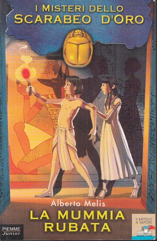 LN2- I MISTERI DELLO SCARABEO D'ORO LA MUMMIA RUBATA-- BATTELLO VAPORE- B- JXS71