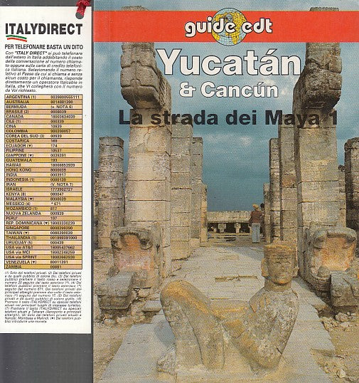 LV- YUCATAN & CANCUN LA STRADA DEI MAYA 1 -- GUIDE EDT --- 1992- B- YDS329