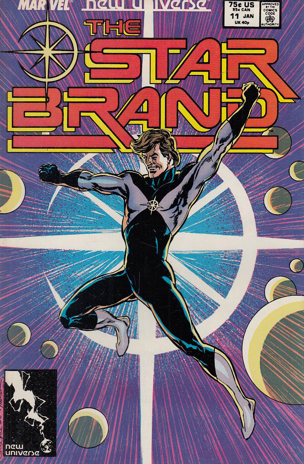 FL- THE STAR BRAND N.11 NEW UNIVERSE -- MARVEL COMICS USA - 1988 - S - PBX182