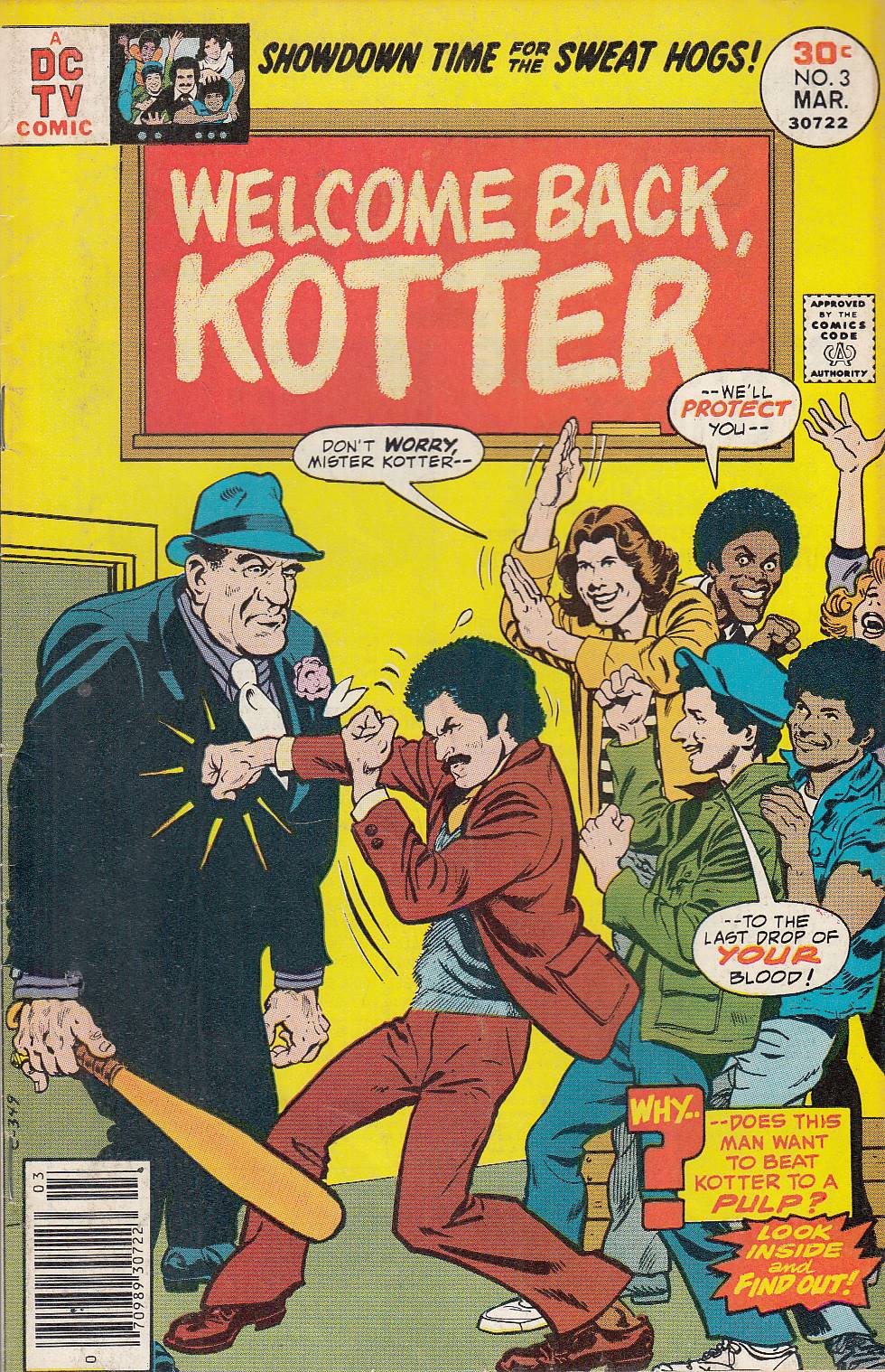 FL- WELCOME BACK KOTTER N.3 -- DC TV COMIC USA - 1977 - S - PBX94