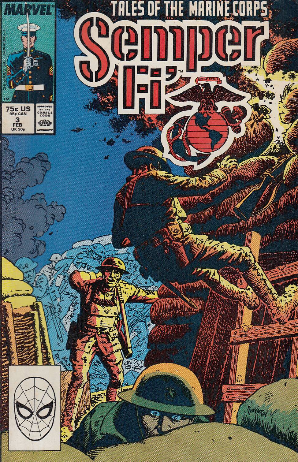 FL- TALES OF THE MARINE CORPS SEMPER FI N.3 -- MARVEL USA - 1989 - S - PBX67