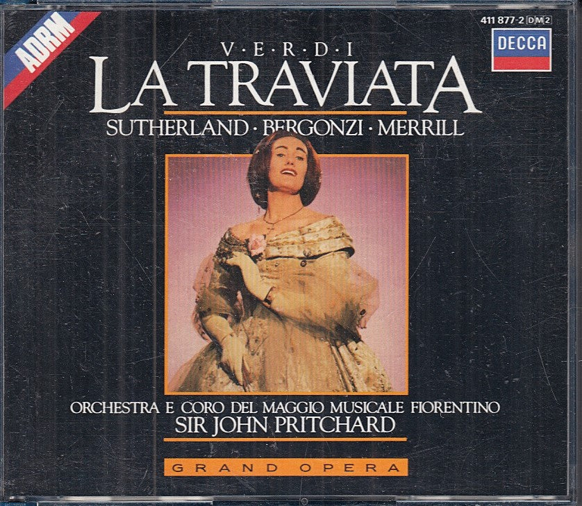MCD- CD VERDI TRAVIATA SIR PRITCHARD DECCA 2 CD - ZCD4