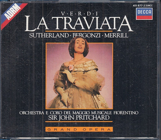 MCD- CD VERDI TRAVIATA SIR PRITCHARD DECCA 2 CD - ZCD4