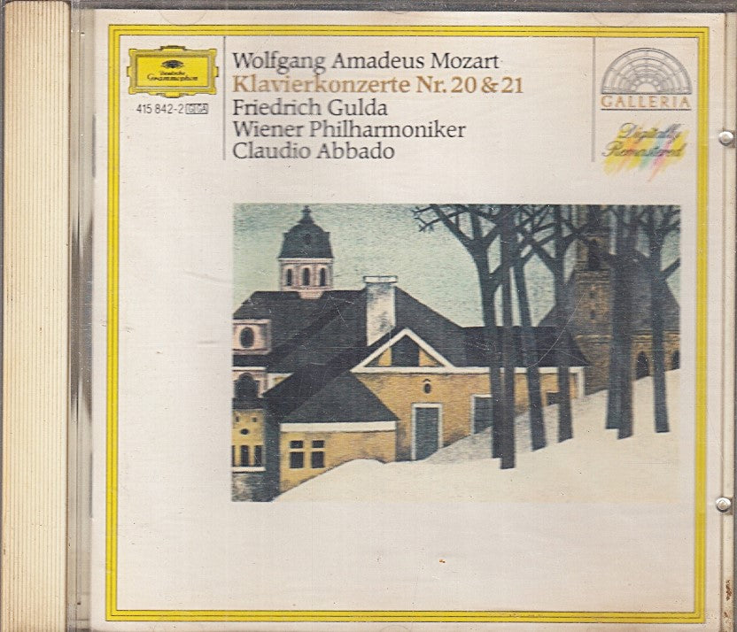 MCD- CD MOZART KLAVIERKONZERTE 20 21 GULDA ABBADO DEUTSCHE GRAMMOPHON - ZCD9