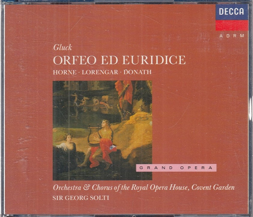 MCD- CD GLUCK ORFEO ED EURIDICE SIR GEORG SOLTI DECCA 2CD - ZCD9