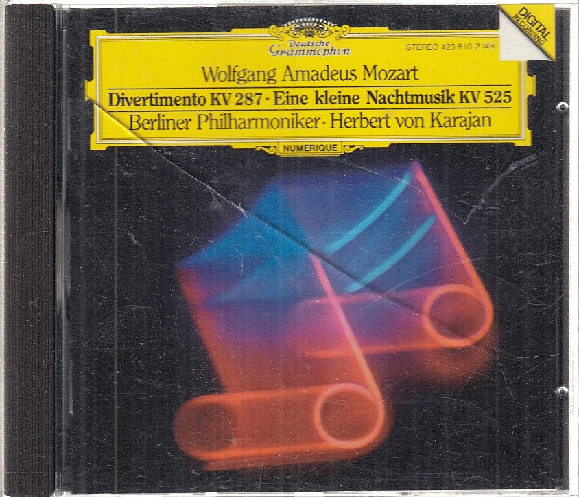 MCD- CD MOZART KV 287 525 KARAJAN DEUTSCHE GRAMMOPHON - ZCD8