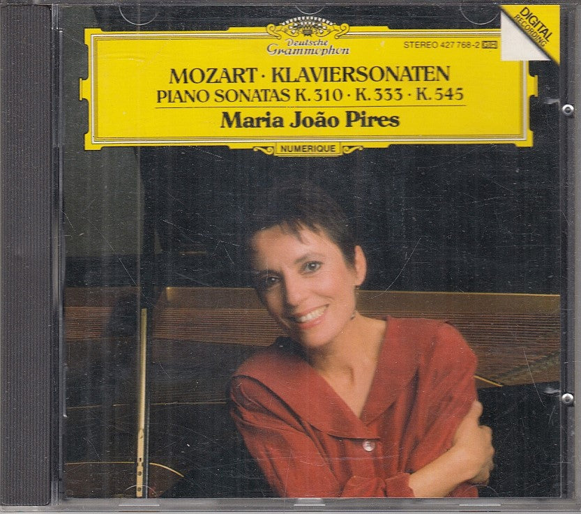 MCD- CD MOZART KLAVIERSONATEN K310 K333 K545 PIRES DEUTSCHE GRAMMOPHON - ZCD6