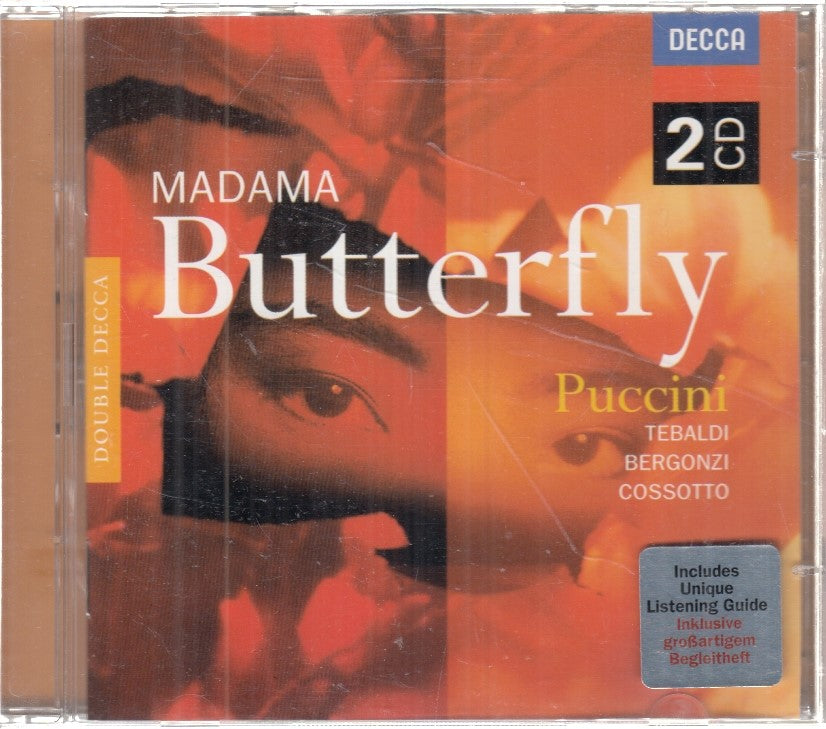 MCD- CD PUCCINI MADAMA BUTTERFLY TEBALDI BERGONZI COSSOTTO DECCA 2 CD - ZCD8