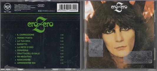 MCD- CD RENATO ZERO - EROZERO --- RCA PD 71484 - ZCD18
