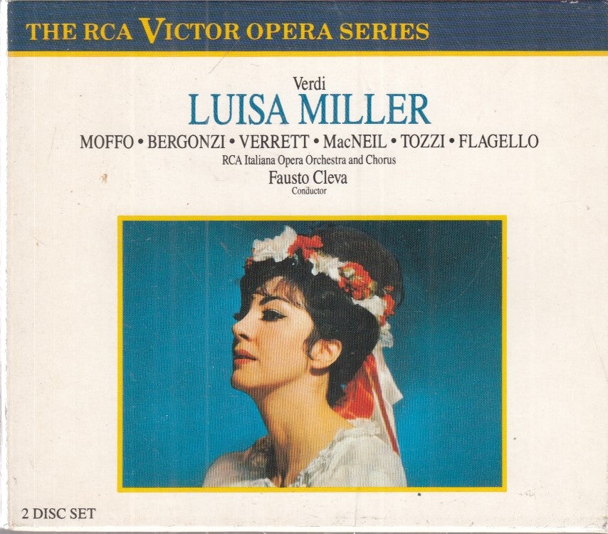 MCD- CD VERDI LUISA MILLER CLEVA BMG 2 CD - ZCD9