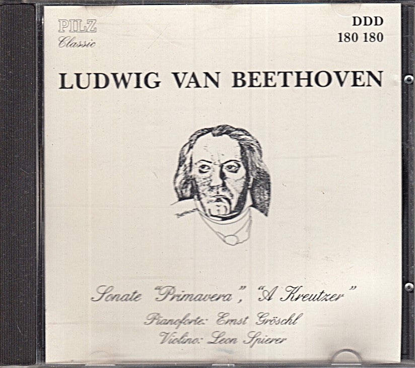 MCD- CD BEETHOVEN SONATE PRIMAVERA A KREUTZER GROESCHL SPIERER PILZ - ZCD9