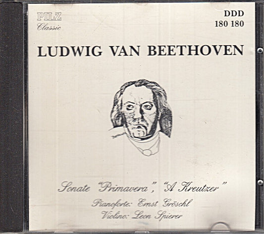 MCD- CD BEETHOVEN SONATE PRIMAVERA A KREUTZER GROESCHL SPIERER PILZ - ZCD9