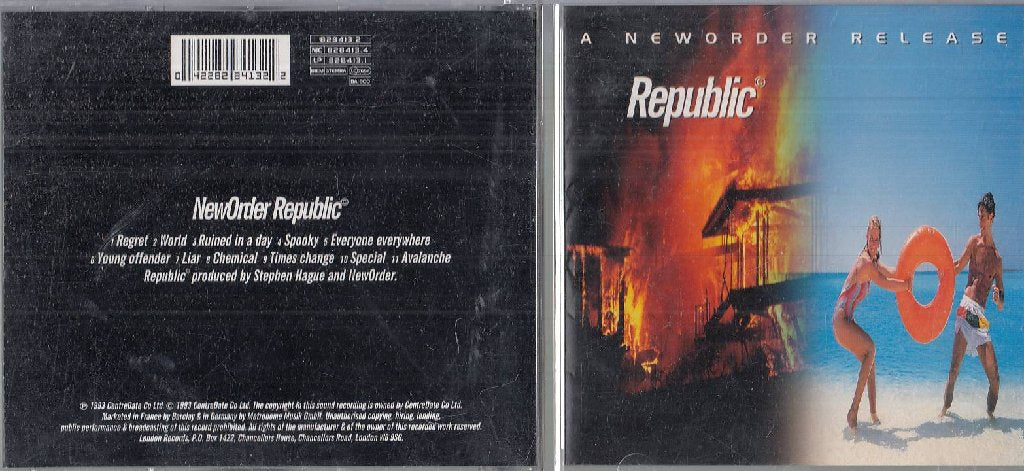 MCD- CD NEWORDER REPUBLIC - A NEWORDER RELEASE - 1993 - ZCD12
