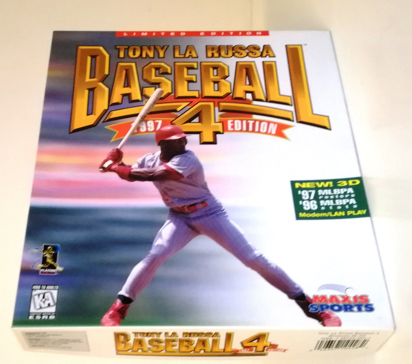GC- GIOCO PC CD-ROM LIMITED EDITION TONY LA RUSSA BASEBALL 4 1997 EDITION - RGZ