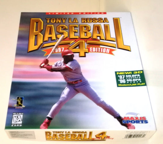 GC- GIOCO PC CD-ROM LIMITED EDITION TONY LA RUSSA BASEBALL 4 1997 EDITION - RGZ
