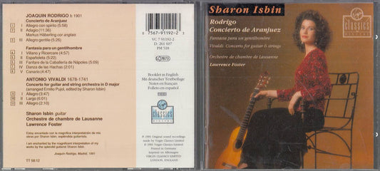 MCD- CD RODRIGO - CONCIERTO DE ARANJUEZ - SHARON ISBIN - LAUSANNE-- 1991-- ZCD1
