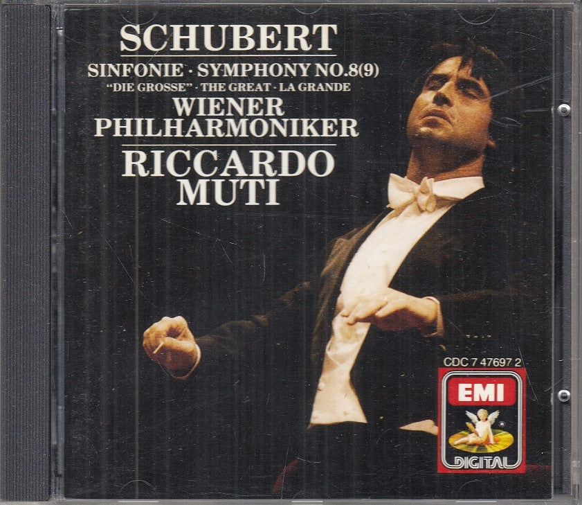MCD- CD SCHUBERT SYMPHONIEN 8(9) DIE GROSSE MUTI WIENER PHILARMONIKER EMI - ZCD4