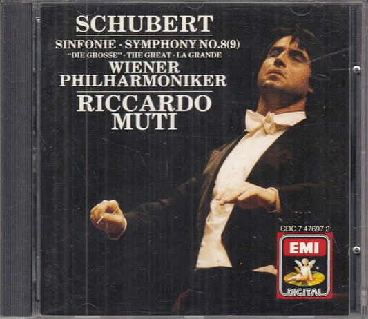 MCD- CD SCHUBERT SYMPHONIEN 8(9) DIE GROSSE MUTI WIENER PHILARMONIKER EMI - ZCD4
