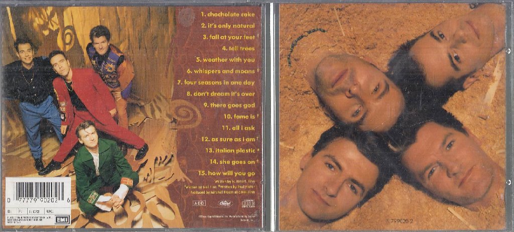MCD- CD CROWDED HOUSE - WOOD FACE --- CAPITOL COMPACT - 1991 -- ZCD4