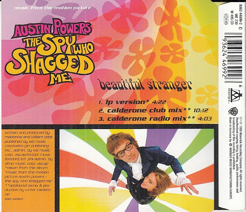 MCD- CD MADONNA BEAUTIFUL STRANGER MAVERICK - ZCD5