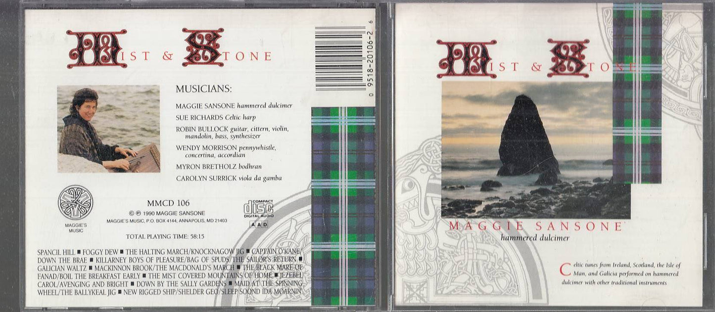 MCD- CD MAGGIE SANSONE - MYST & STONE - BULLOCK RICHARDS-- MMCD 106- 1990-- ZCD1