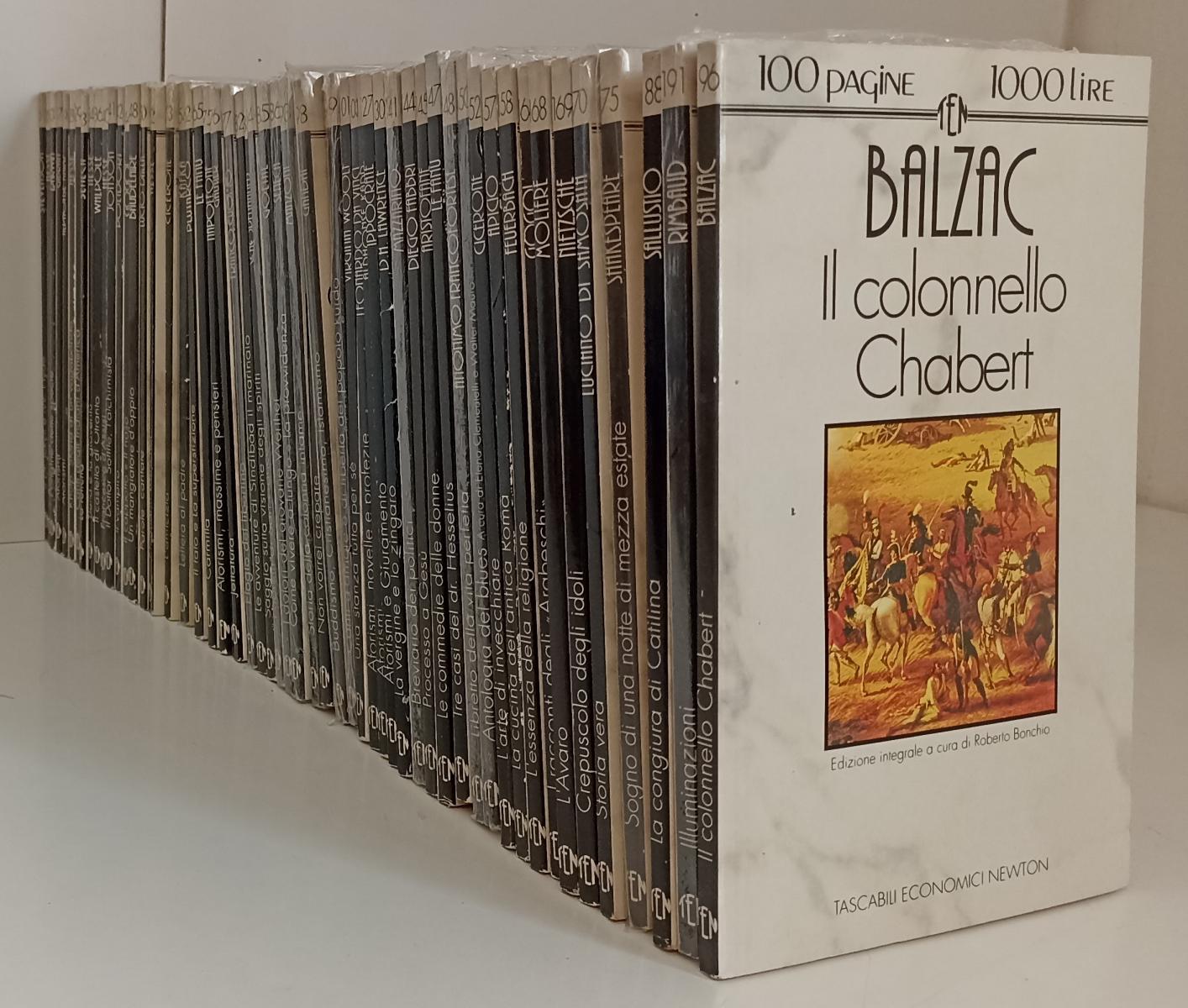 LZ- 100 PAGINE 1000 LIRE 55 VOLUMI -- NEWTON -- 1a ED. - 1992 - B - BLCP34