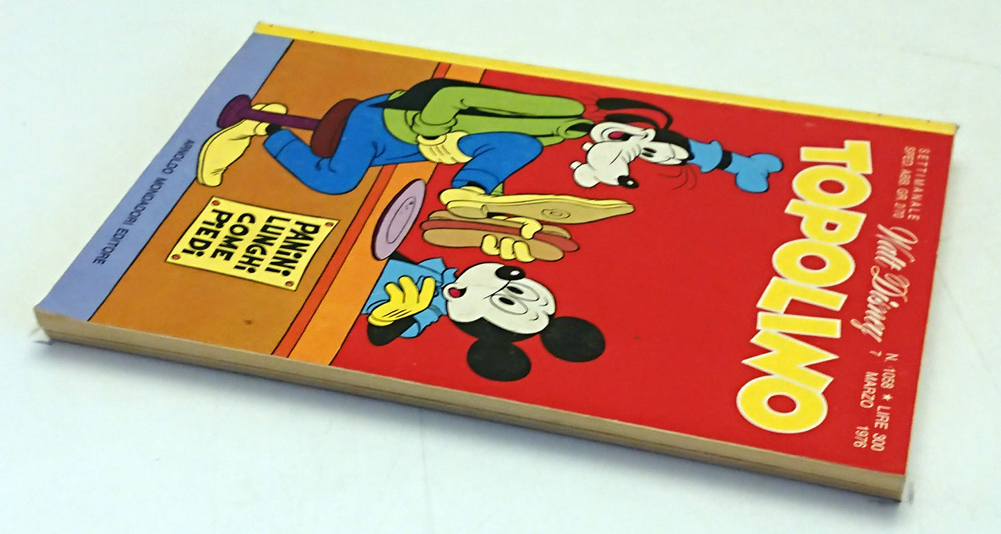 Topolino n.1058 completo di bollino e cedola libraria - Disney Mondadori - F26