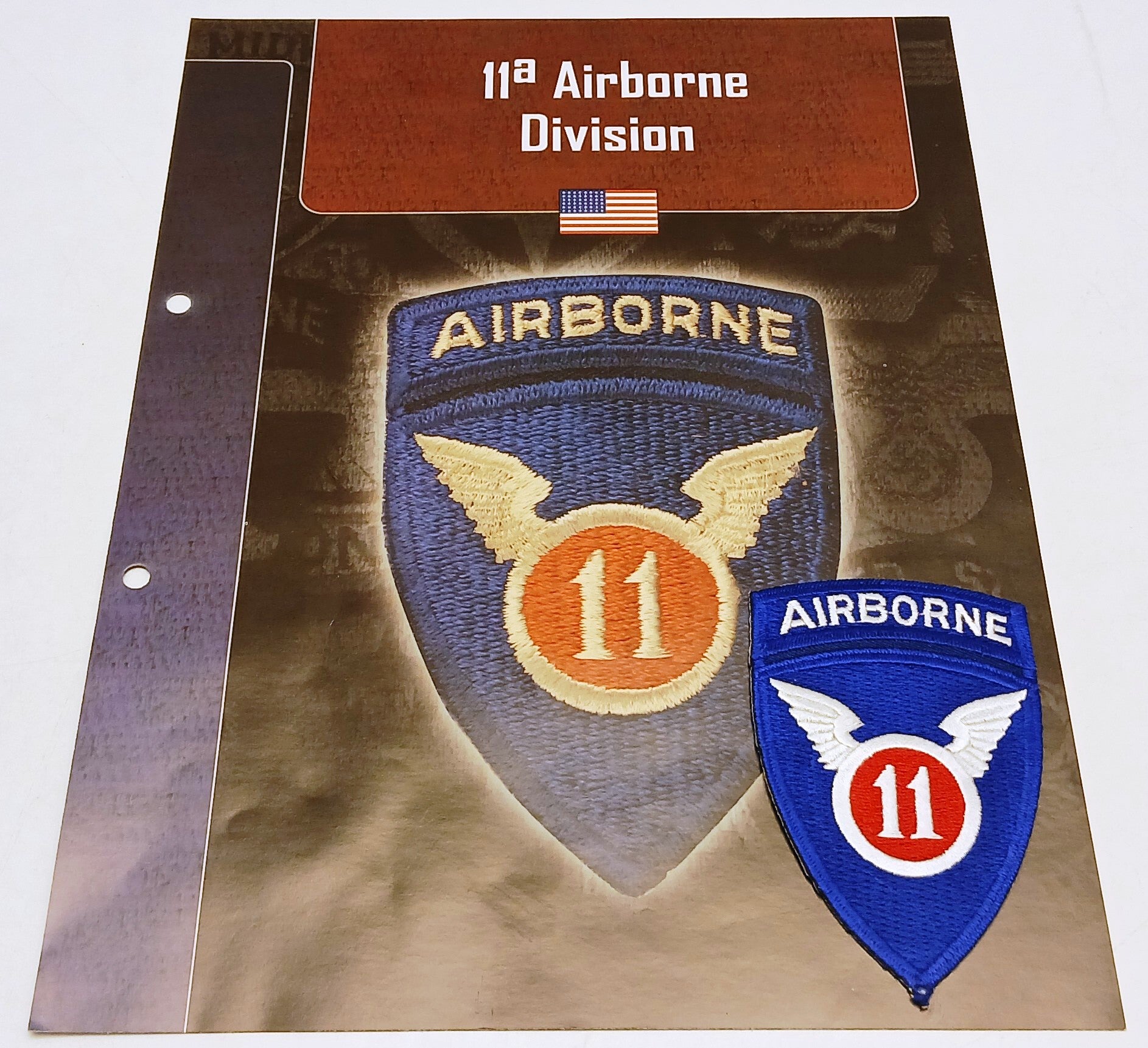 CM- Distintivi militari - Gagliardetto WW2 - USA 11A Airborn Division