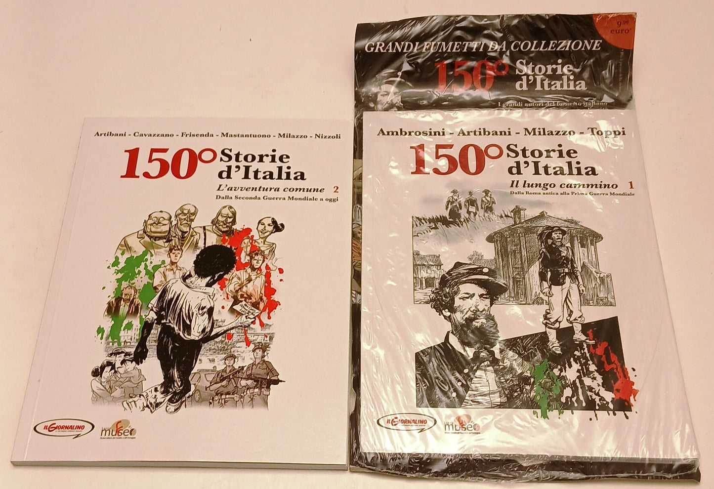 FV- 150° STORIA D'ITALIA VOLUMI 1/2- AMBROSINI MILAZZO TOPPI- GIORNALINO- B- Z25