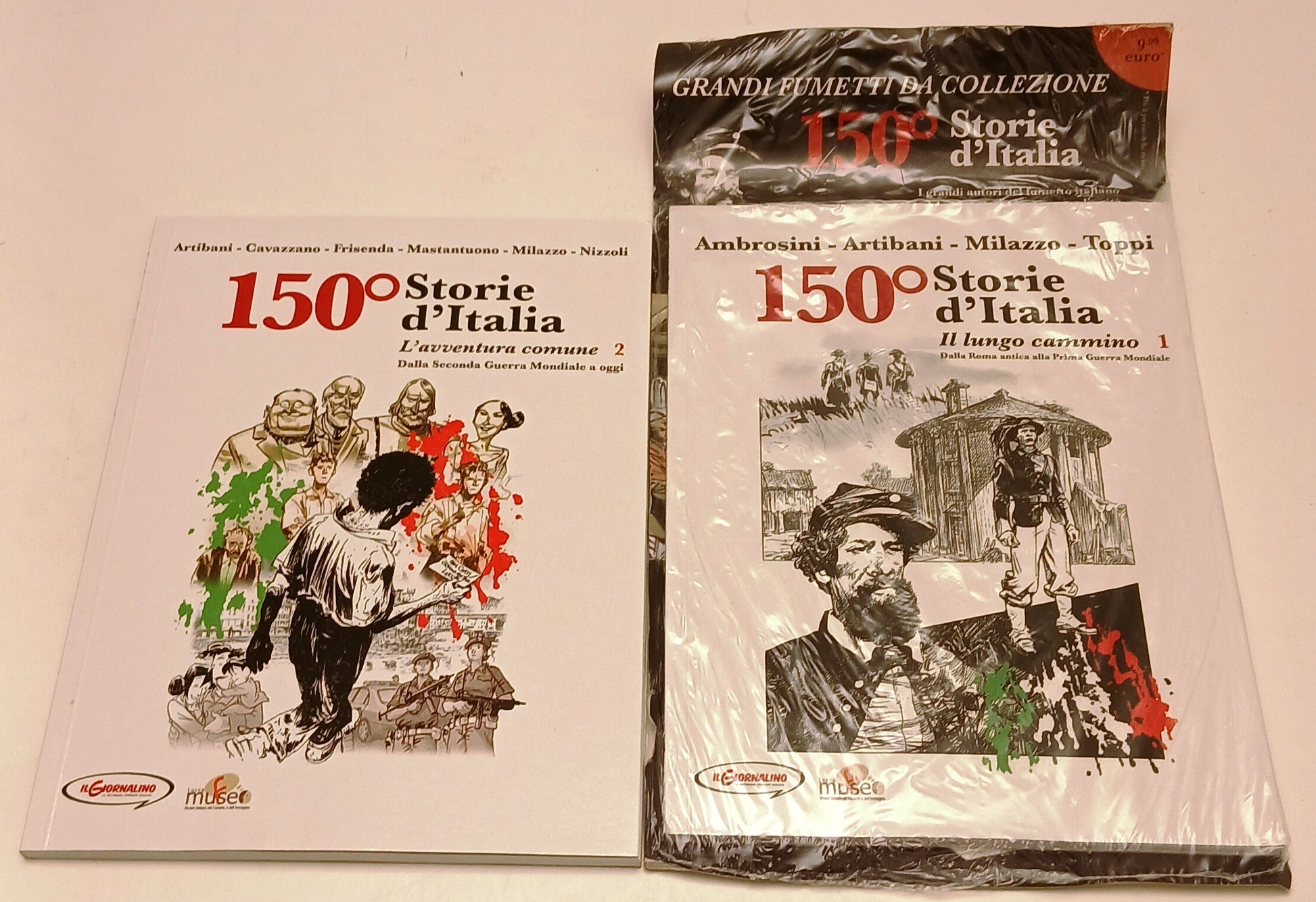 FV- 150° STORIA D'ITALIA VOLUMI 1/2- AMBROSINI MILAZZO TOPPI- GIORNALINO- B- Z25