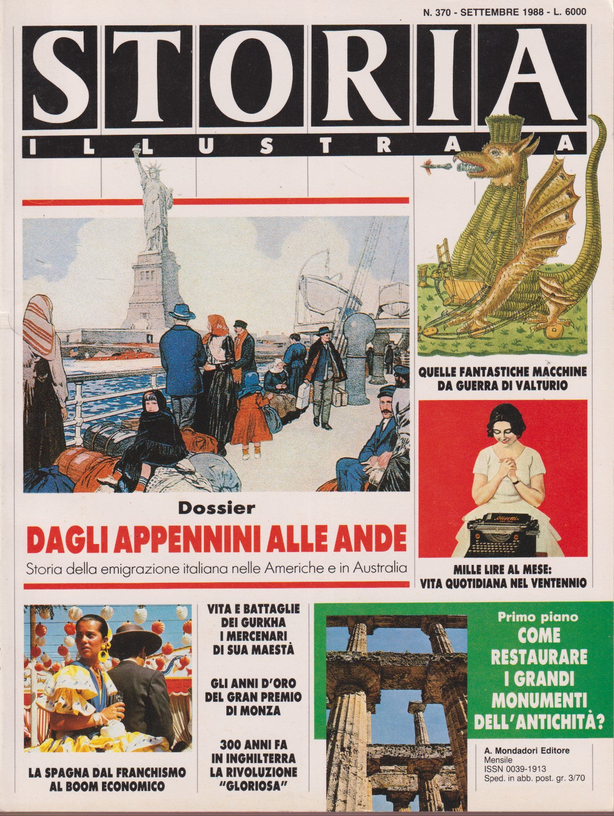 Rivista Storia illustrata fascia 200/299 - Mondadori - scegli il numero - XFS218