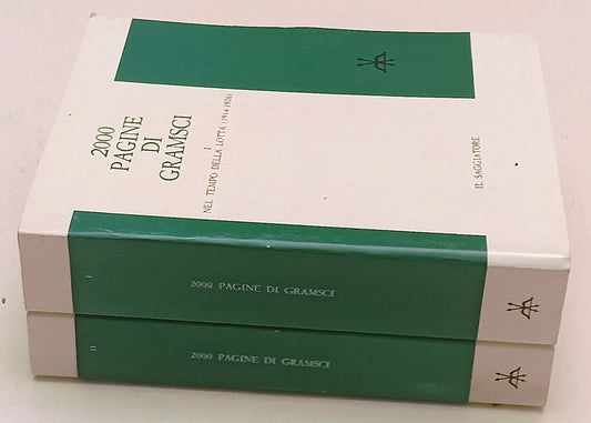 LS- 2000 PAGINE DI GRAMSCI 2 VOLUMI LETTERE LOTTA- IL SAGGIATORE- 1971- B-XFS158