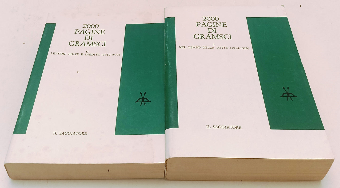 LS- 2000 PAGINE DI GRAMSCI 2 VOLUMI LETTERE LOTTA- IL SAGGIATORE- 1971- B-XFS158
