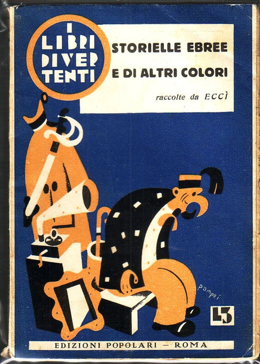 LB- STORIELLE EBREE E DI ALTRI COLORI- ECCI'- LIBRI DIVERTENTI--- 1933- B- XFS35