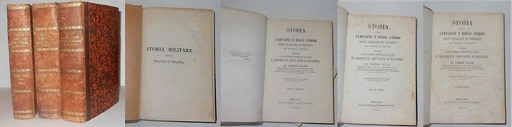 LH- STORIA MILITARE ITALIANI IN SPAGNA 1/3 1808/1813 - VACANI---- 1845- C-ZFS319