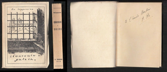 LN- CONVENTO GALERA AUTOGRAFO - PIO CAPPUCCINO FRA GINEPRO ---- 1949- B- XFS57