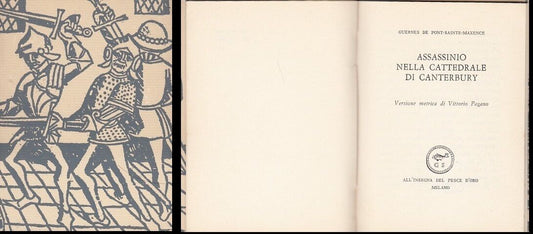 LN- ASSASSINIO CATTEDRALE DI CANTERBURY- MAXENCE- SCHEIWILLER--- 1965- B- ZFS319