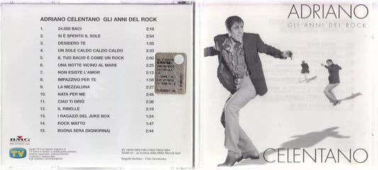 MCD- CD CELENTANO ADRIANO GLI ANNI DEL ROCK -GRANDI ALBUM TV SORRISI - ZCD14