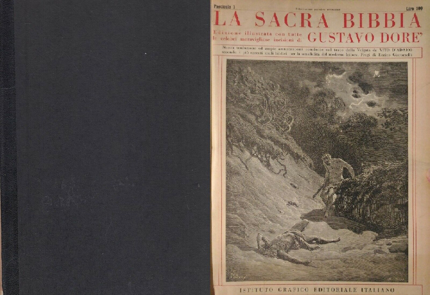 LD- LA SACRA BIBBIA ILLUSTRATA 4 VOLUMI - GUSTAVO DORE' - IGEI --- 1955 - C- YFS