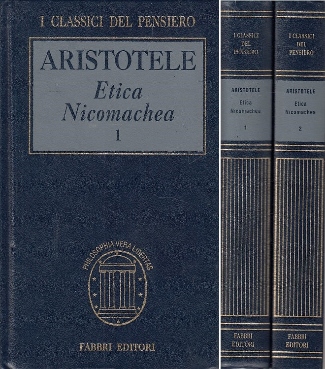 LS- ETICA NICOMACHEA 2 VOL - ARISTOTELE - FABBRI - CLASSICI -- 1996 - C - YDS497