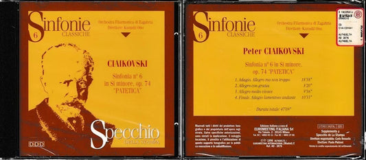 MCD- CD CIAKOVSKI - SINFONIA 6 PATETICA --- SPECCHIO STAMPA - ZCD18