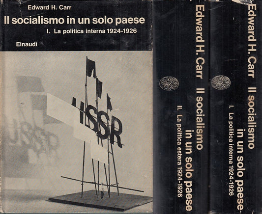 LS- IL SOCIALISMO IN UN SOLO PAESE 2 VOL- CARR- EINAUDI--- 1969- CS- MLT4