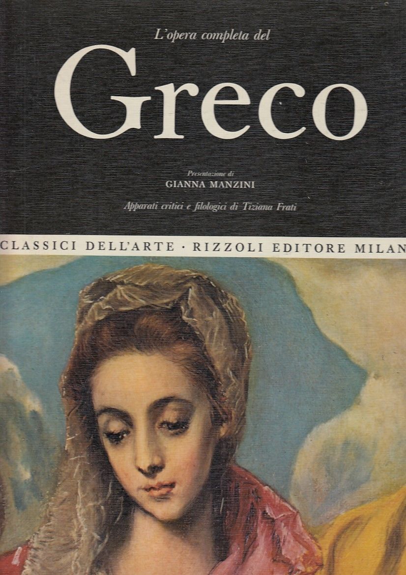 LT- CLASSICI DELL'ARTE N.35 GRECO -- RIZZOLI -- 1a ED. - 1969 - C - YDS57