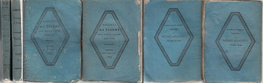 LH- RACCOLTA DI VIAGGI 2 TOMI PARRY FRANKLIN - ROSSI --- 1a ED.- 1829- B- YFS378