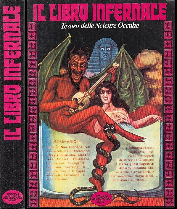 LZ- IL LIBRO INFERNALE TESORO SCIENZE OCCULTE -- MEDITERRANEE--- 1986- B- ZDS646