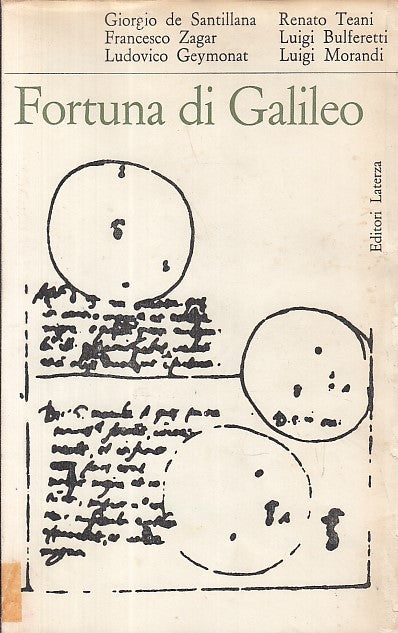 LZ- FORTUNA DI GALILEO - ZAGAR GEYMONAT TEANI - LATERZA --- 1964 - B - YDS415