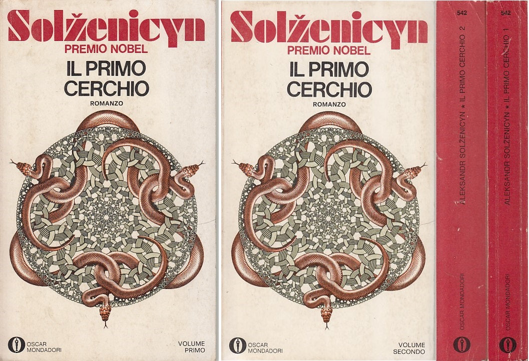 LN- IL PRIMO CERCHIO 2 VOL - SOLZENICYN - MONDADORI -- 1a ED.- 1974 - B - YDS418