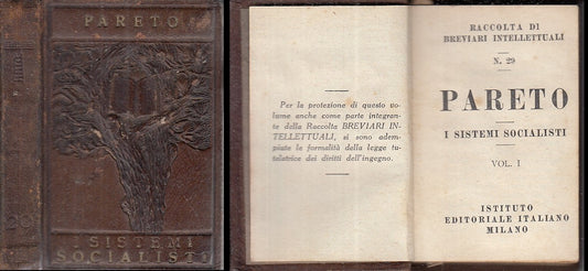 LH- RACCOLTA BREVIARI INTELLETTUALI N.29 SOCIALISTI- PARETO---- 1914-B-ZDS636