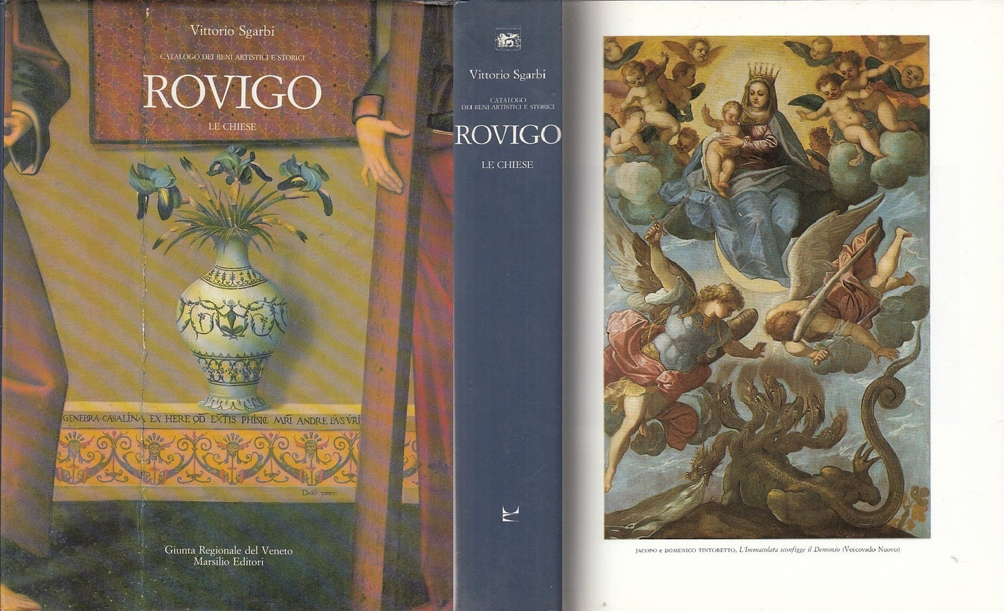 LT- CATALOGO BENI ARTISTICI ROVIGO- SGARBI- MARSILIO-- 1a ED.- 1988- CS- ZDS582